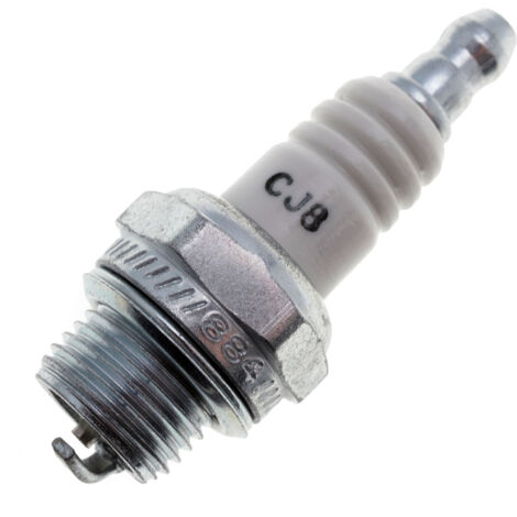 Jardiaffaires – Bougie d'allumage Champion CJ8 pour moteur 2 temps – Filetage M14x1,25 – Longueur 9,5mm – Compatible Honda, Kawasaki, Tecumseh