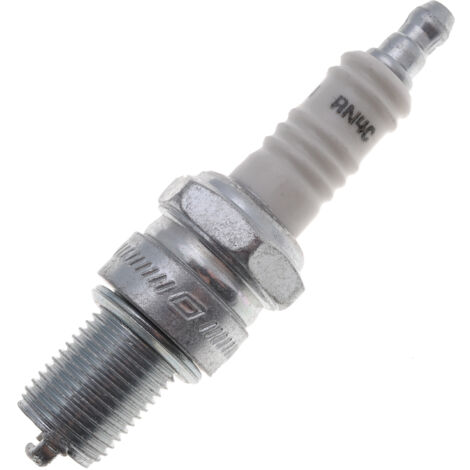 Jardiaffaires – Bougie d'allumage Champion RN4C pour moteur thermique Minarelli – Filetage diamètre 14mm – Longueur de filetage 19mm – Taille clé 21mm