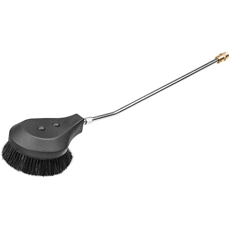 Jardiaffaires – Brosse de lavage rotative souple Comet – Poils en crin naturel pour surfaces délicates – Raccord M 22 x 1,5 F – Débit 8 à 11 L/min