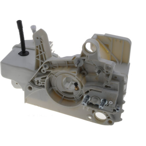 Jardiaffaires – Carter moteur pour tronçonneuses Stihl 021 023 025 MS210 MS230 MS250 – Entraxe 30 mm – Compatible avec durites et pompe à huile