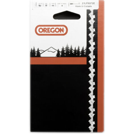 Jardiaffaires – Chaine professionnelle Oregon 21LPX072E – Pas 325 – Jauge 1,5mm – 72 maillons pour coupe nette et affûtage facile