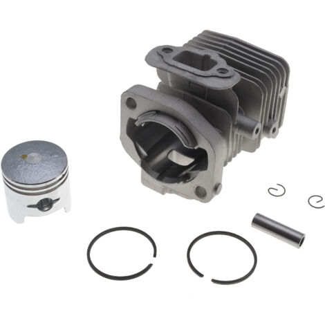 Jardiaffaires – Cylindre piston 32mm pour Zenoah G23LH – Remplace 5602-12110 – Ensemble complet avec segments et clips – Accessoire débroussailleuse