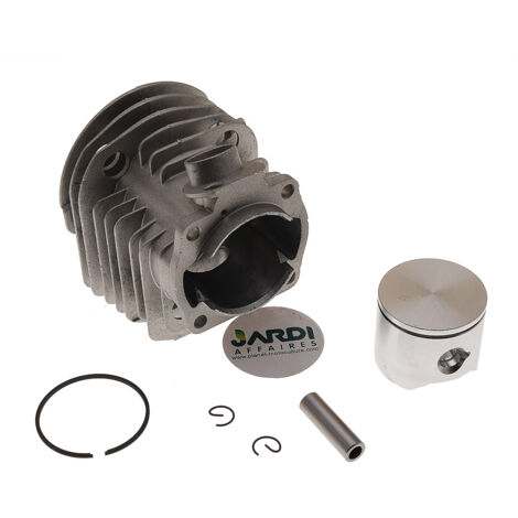 Jardiaffaires – Cylindre piston 45mm pour tronçonneuse Husqvarna 50, 51, 55 – Kit complet avec joints et segments – Remplacement 503168301