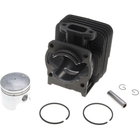Jardiaffaires – Cylindre piston complet 40mm pour débroussailleuse – Adaptable Mitsubishi TL43 – Ensemble cylindre, piston, segments et clips