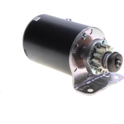 Jardiaffaires – Démarreur électrique 12V avec pignon métallique 14 dents – Compatible moteurs Briggs & Stratton 16-19 cv – Installation facile