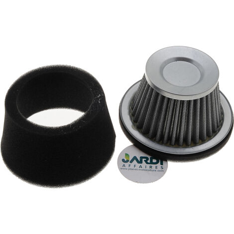 Jardiaffaires – Filtre à air conique adaptable pour moteur thermique Robin – Pré-filtre en mousse – Diamètre base 108mm, hauteur 61mm – Remplace 227-32610-07