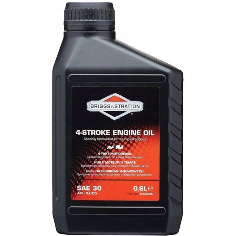 Jardiaffaires – Huile moteur 4 temps SAE30 professionnelle 0.6 litre – Pour petits moteurs 4 temps – Performance optimale pour tondeuses et groupes électrogènes