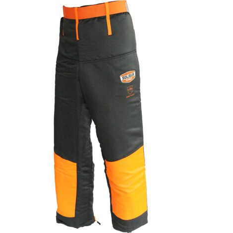Jardiaffaires – Jambières anti-coupure pour tronçonneuse – Uni-taille – 5 couches 100% polyester – Déperlant – Normes EN381-5 :1995