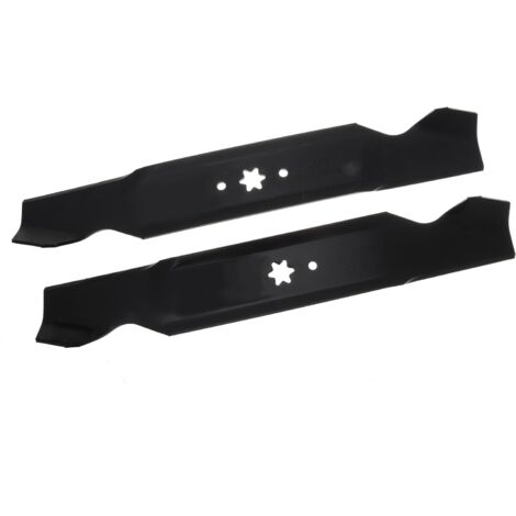 Jardiaffaires – Jeu de 2 lames extra soufflantes 96,5cm – Compatible MTD – Coupe à éjection latérale – Remplace 742-0610, 742-0646
