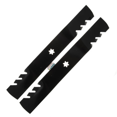 Jardiaffaires – Jeu de lames Oregon Gator mulching 96,5cm – Compatible MTD – Remplace 742-0610A – Coupe précise pour éjection latérale