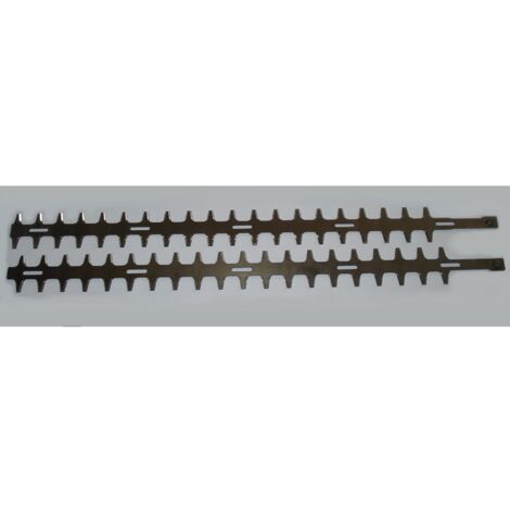Jardiaffaires – Jeu de lames coupe 70cm pour taille-haies thermique – Double tranchant – Compatible ALPINA, DOLMAR, EFCO, MARUYAMA – 123684