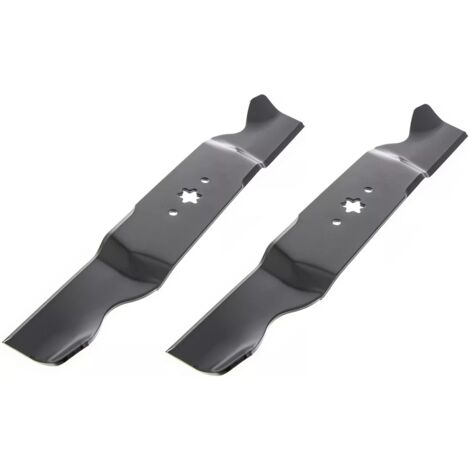 Jardiaffaires – Jeu de lames soufflantes 107cm pour tondeuses MTD et Toro – Coupe à éjection latérale – Remplacement 742-0677B