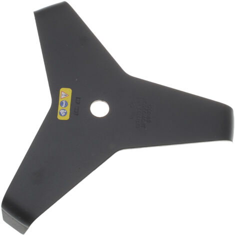 Jardiaffaires – Lame de débroussailleuse 3 dents 310mm – Largeur de coupe 300mm – Pour ronces et taillis – Compatible débroussailleuses Stihl