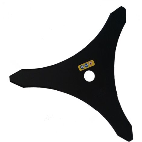 Jardiaffaires – Lame de débroussailleuse 3 dents 350mm – Épaisseur 4mm – Alésage 25,4mm – Pour fauchage intensif et herbes hautes