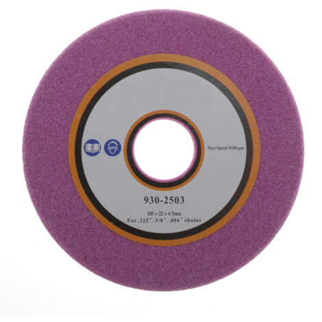 Jardiaffaires – Meule pour affûteuse de chaîne 100x22x4,7mm – Pas .325, 3/8 et 404 – Affûtage précis pour tronçonneuses – Compatible semi-professionnelle
