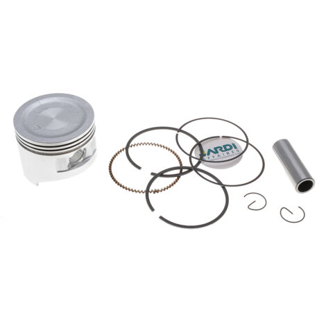 Jardiaffaires – Piston 68mm pour moteurs Honda GX160, GXV160 et 163cc – Remplacement direct – Jeu de segments inclus – Installation sans modification