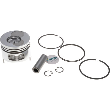 Jardiaffaires – Piston 86mm pour moteur Yanmar L100 – Compatible 186F – Jeu de segments complet – Montage sans modification