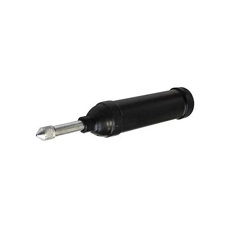 Jardiaffaires – Pompe à graisse manuelle en métal – Pour nez de guide de tronçonneuse – Dimensions 18.5x3.5cm – Graissage précis et efficace