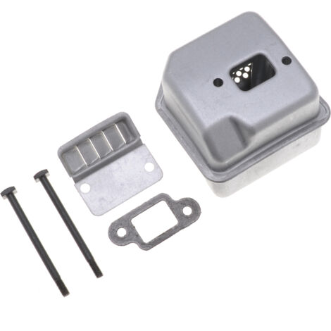 Jardiaffaires – Pot d'échappement adaptable pour Stihl 017, 018, MS170, MS180 – Joint et vis inclus – Remplace les références 1130-140-0600, 1130-145-2900