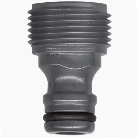 Jardibric – Adaptateur mâle 20x27 pour raccord automatique – Mécanisme étanche – Plastique durable – Compatible systèmes d'irrigation