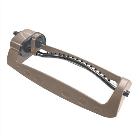 Jardibric - Arroseur oscillant - 15 buses Taupe / gris