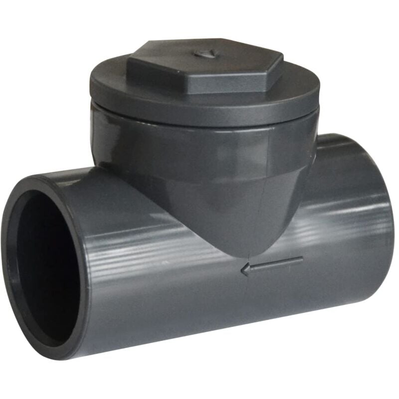 Jardibric - Clapet de Retenue Ø40 mm – Raccord Anti-Retour – Système d'Évacuation ou Réseau Pression