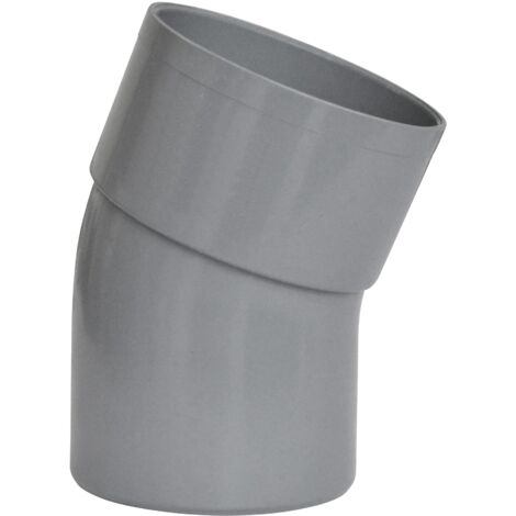Jardibric – Coudes PVC 20° Mâle Femelle – Raccord d'évacuation Ø 100 mm – Résistant aux intempéries et produits chimiques – Installation facile