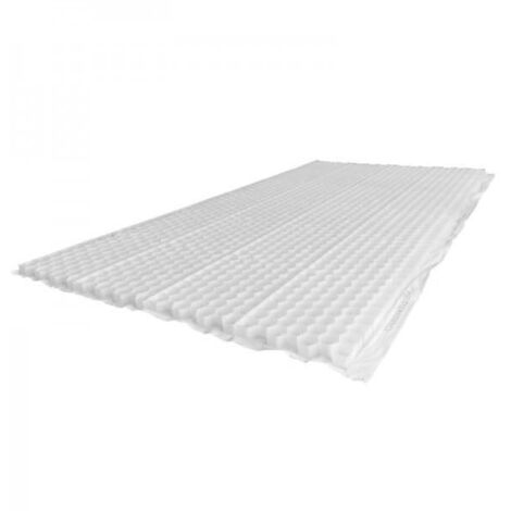 Jardibric – Dalles à gravier avec géotextile 80 x 120 x 3 cm – Résistance 100 tonnes/m² – Alvéoles Ø42mm pour allées et zones piétonnes