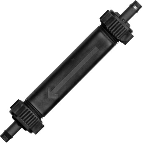 Jardibric – Filtre en ligne anti calcaire Ø16 mm – Élimine impuretés – Installation simple – Accès pratique pour nettoyage – Pour systèmes d'irrigation
