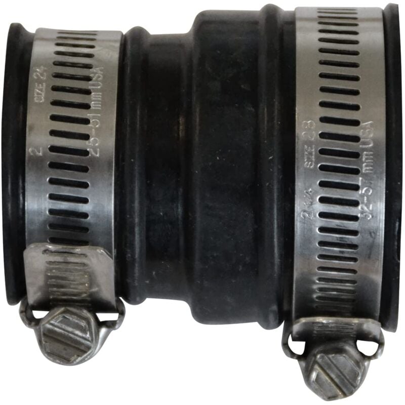 Jardibric - Manchon Réducteur Ø32/40 à Ø40/50 – Adaptateur Souple Étanche – Pour Réseau Sanitaire ou Évacuation