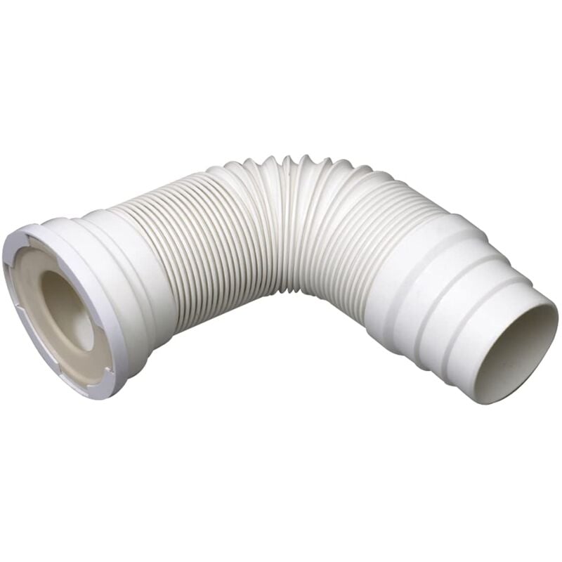 Jardibric - Pipe wc Extensible Ø93/100/110 – Longueur Ajustable de 270 à 650 mm – Emboîture Ø80/105 – Installation Flexible