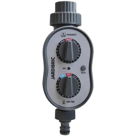 Jardibric - Programmateur d'Arrosage Nez de Robinet sans Pression - Gris