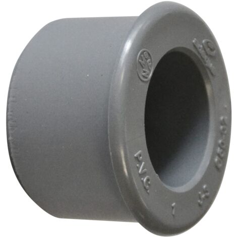 Jardibric – Raccord d'évacuation PVC – Tampon de réduction mâle/femelle Ø 50/32 mm – Connexion étanche pour systèmes de plomberie