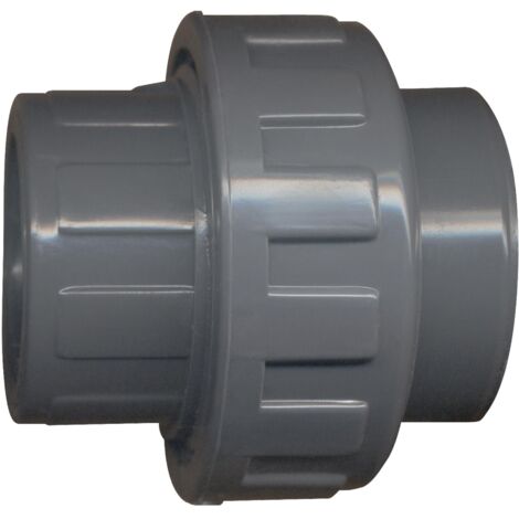 Jardibric – Raccord PVC à visser M/F pour arrosage enterré – Filetage mâle M 26x34 – Filetage femelle F 15x21 – Pression PN10