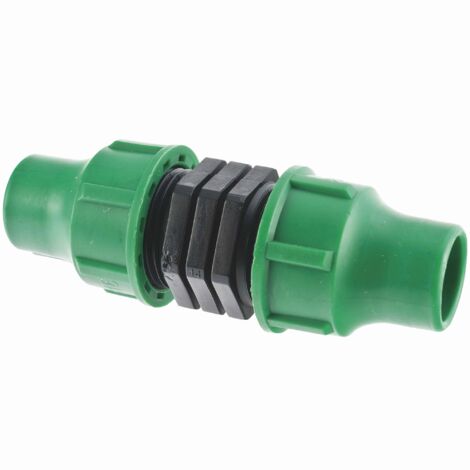Jardibric – Raccord rapide à compression pour tuyau goutte à goutte Ø16 mm – Connexion étanche sans colle – Installation facile pour systèmes d'irrigation