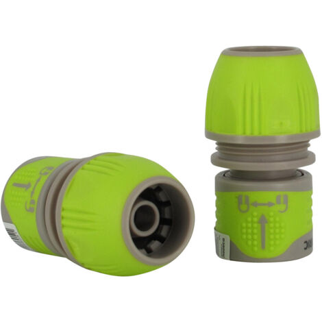 Jardibric – Raccord rapide automatique 12/15/19mm – Connexion étanche pour arrosage – Installation simple et rapide – Pour tuyaux d'arrosage