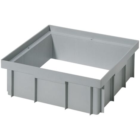 Jardibric – Réhausse de regard 10 cm pour regard PP – Dimensions 29 x 29 cm et 30 x 30 cm – Installation rapide par emboîtement – Pour gestion des eaux pluviales - CM 30 X