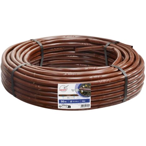 Jardibric – Tuyau arroseur goutteurs intégrés 50m – Ø13mm, débit 2l/h à 1 bar – Espacement 33cm pour irrigation précise