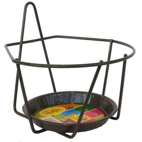 Jardifer Topflappen, rund, grau, H.20,5 x B.22 cm JARDIFER