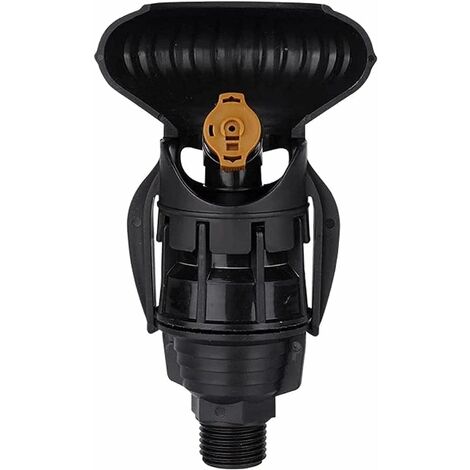 Jardin Agriculture Irrigation Pulvérisateur 180 ° Buse Rotative Filetage Longue Distance Pulvérisation Pelouse Irrigation Arroseur 1/2 Pouce Macaron