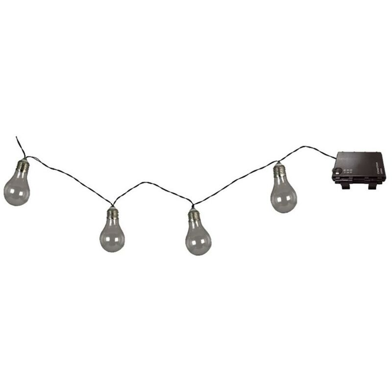 Luxform - Lampe de guirlande de jardin blanche 3X1,2V aliment�e par batterie 3X1,2V Aa Ma