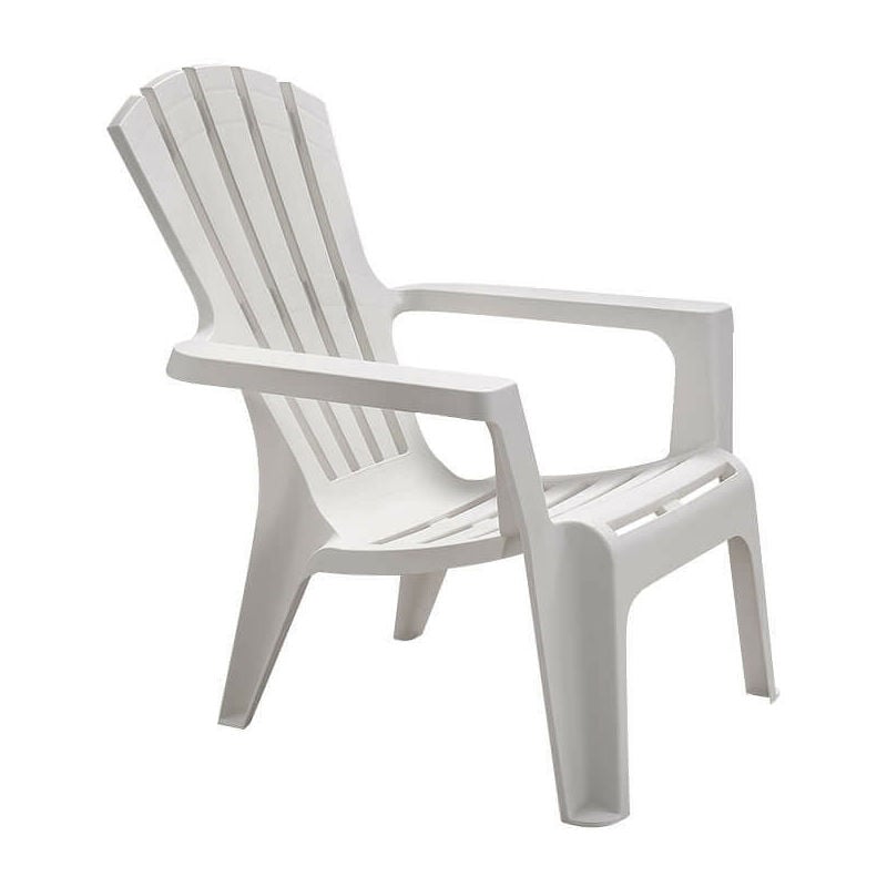 Gardeness - Jardin de fauteuils en plein air en résine et en fibre de verre avec dossier haut et basse inférieur White - White