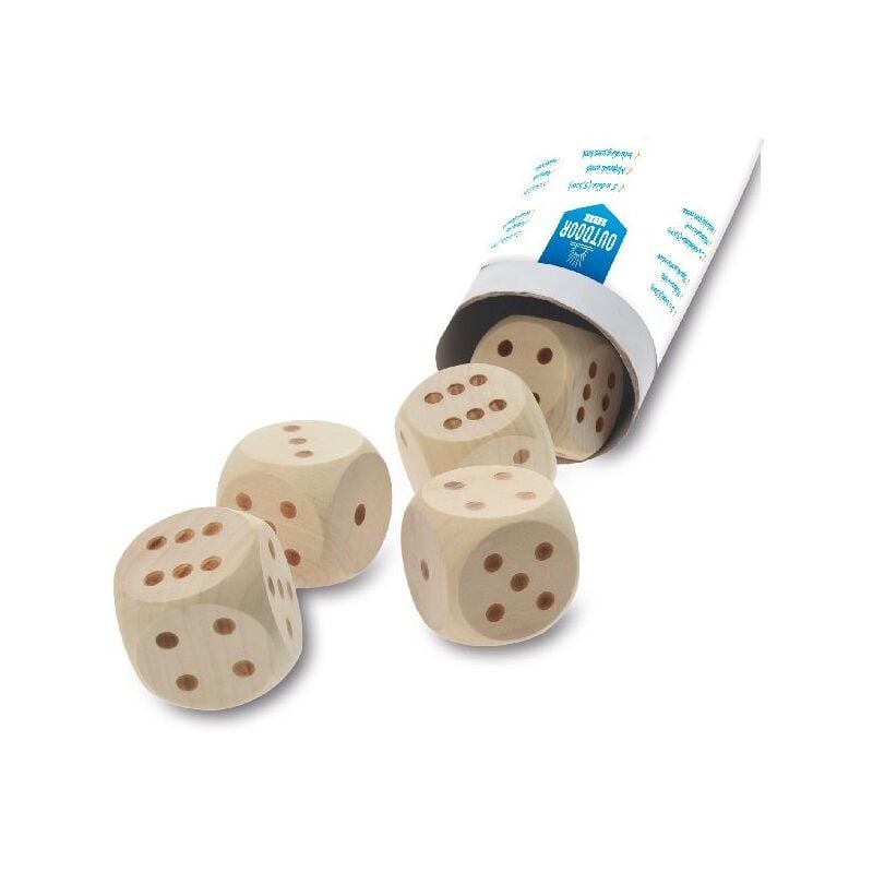 Jeu de dés pour jardin en plein air