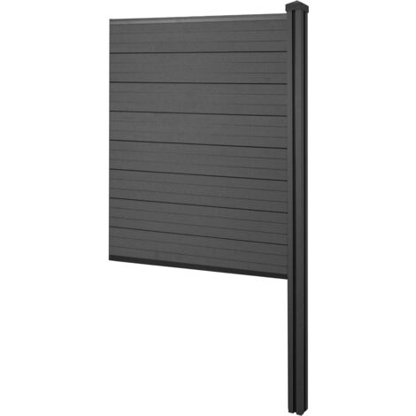 Jardin du salon extérieur HWC-F57 Polyrattan brun avec coussins gris foncé et décoratifs