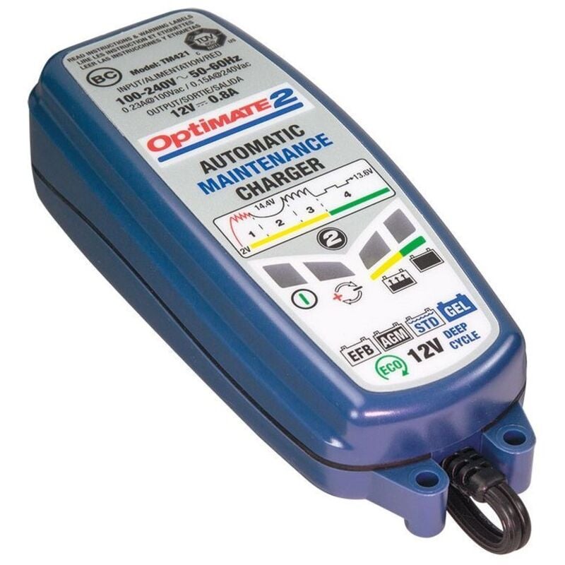 Chargeur de batterie Tecmate 12V / 3 à 96Ah