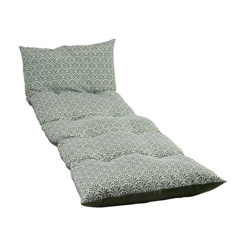 Jardin Prive - Coussin bain de soleil - Flocons Norvege Avocat - Tissu traité déperlant