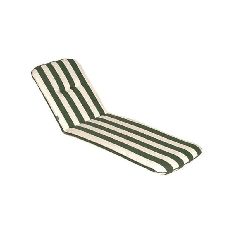 Jardin Prive - Coussin bain de soleil cancale Vert 184x59x5,5cm
