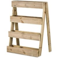 Jardín Vertical Con Soporte 4 Bandejas Standline Island Hortalia