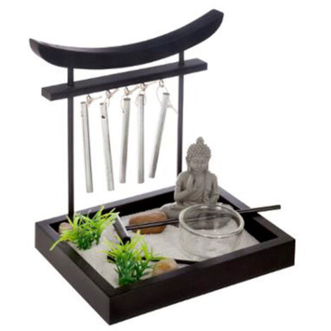 Jardin Zen "Grelots" 16cm Noir