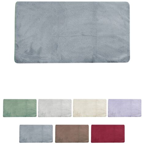 JARDIN202 - Alfombra Interior de Pelo Corto Antideslizante - Estera 100% Poliéster para Salón, Dormitorio y Sala de Estar  60x90 cm (Gris oscuro)